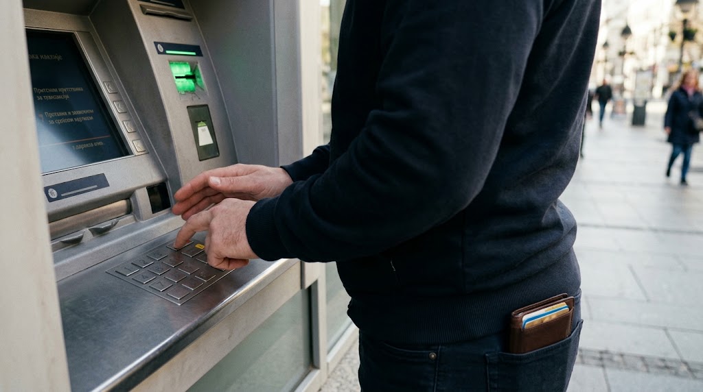 Bank card PIN security